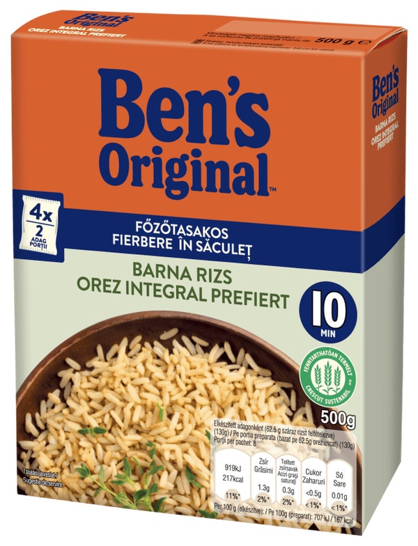 Ben's Original™ barna rizs főzőtasakos 500g